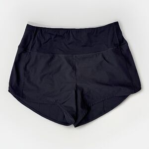 Quince Weightless High-Rise Running Short in Black Size Medium